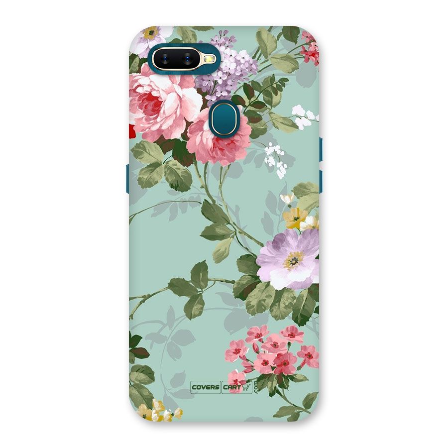 Desinger Floral Back Case for Oppo A7