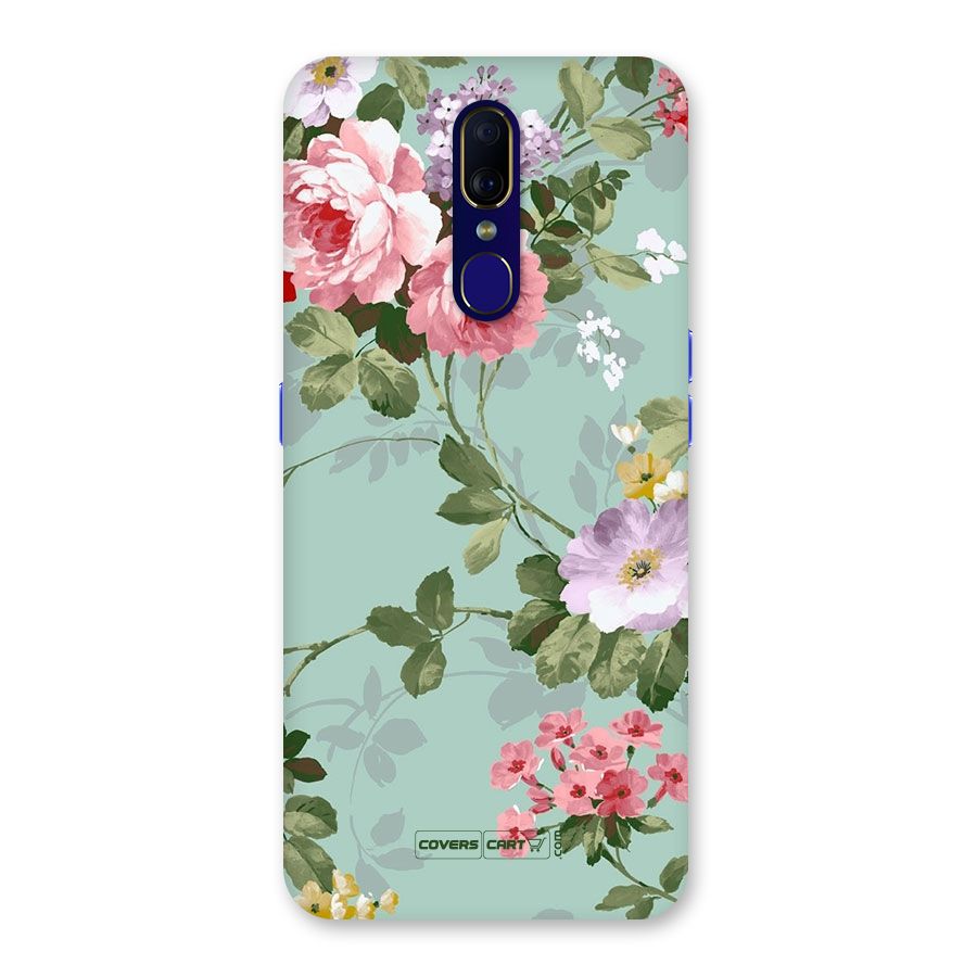 Desinger Floral Back Case for Oppo A9