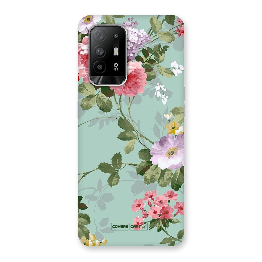 Desinger Floral Back Case for Oppo F19 Pro Plus 5G