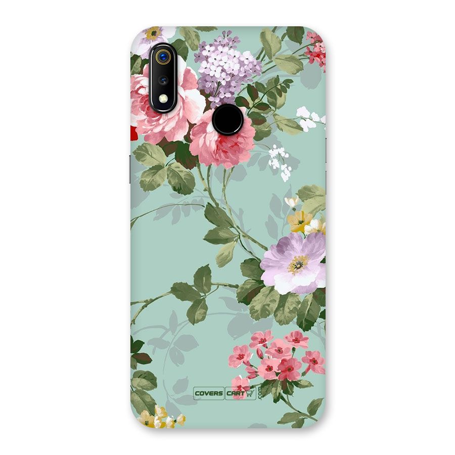 Desinger Floral Back Case for Realme 3