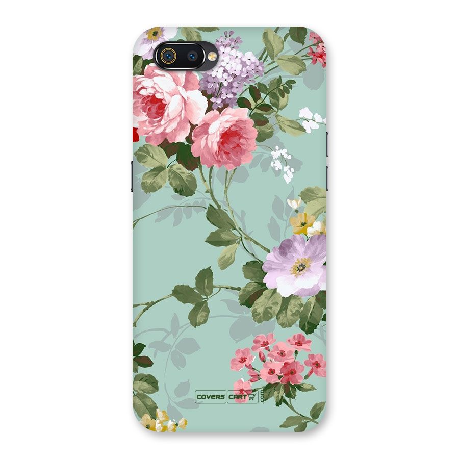 Desinger Floral Back Case for Realme C2