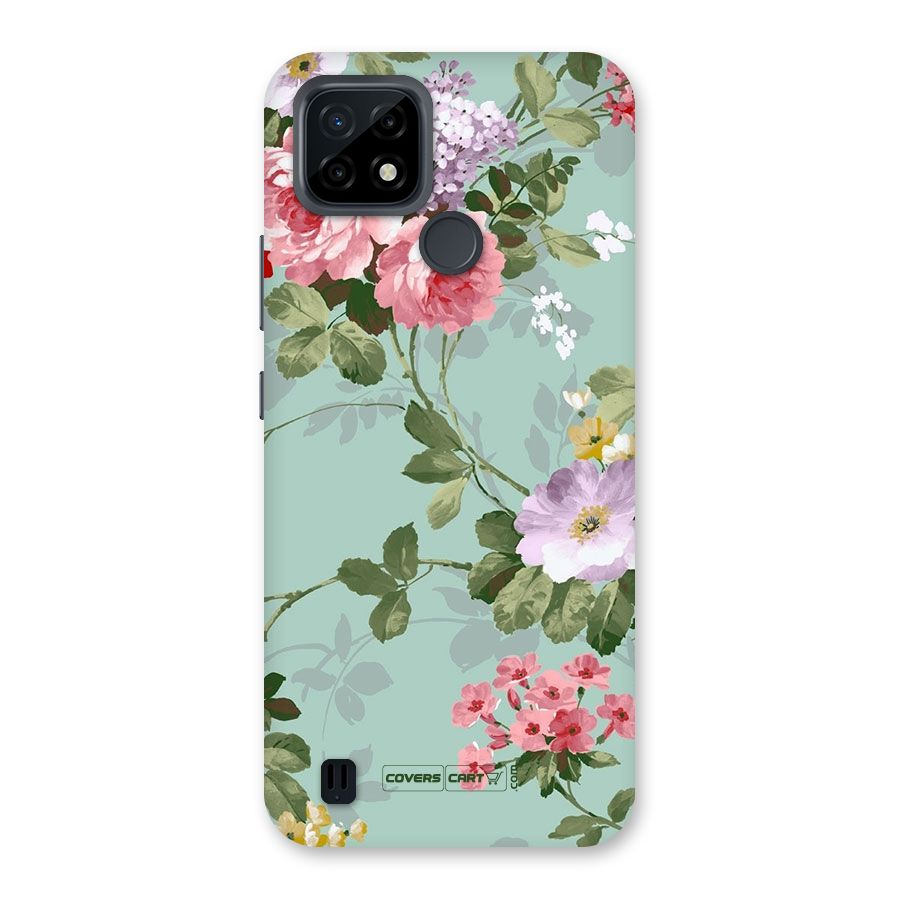 Desinger Floral Back Case for Realme C21