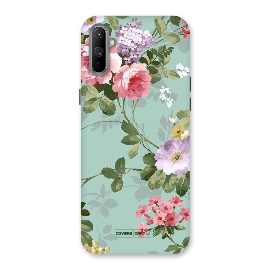 Desinger Floral Back Case for Realme C3