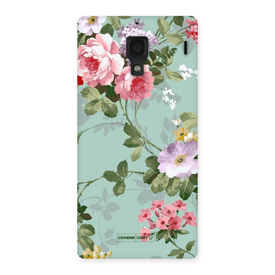 Desinger Floral Back Case for Redmi 1S