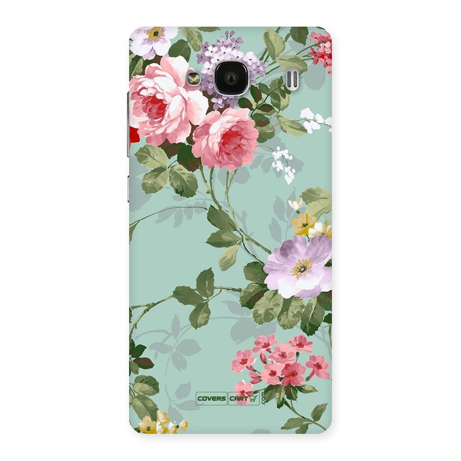 Desinger Floral Back Case for Redmi 2