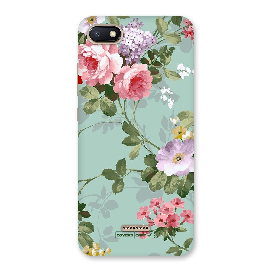 Desinger Floral Back Case for Redmi 6A