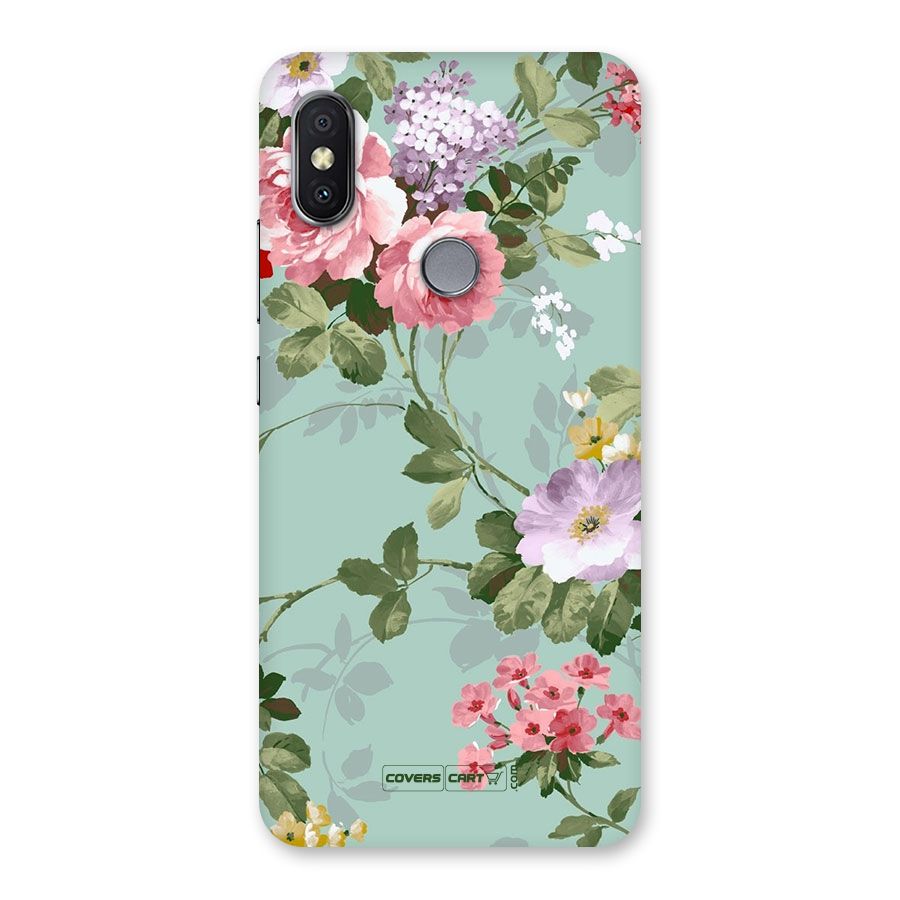 Desinger Floral Back Case for Redmi Y2