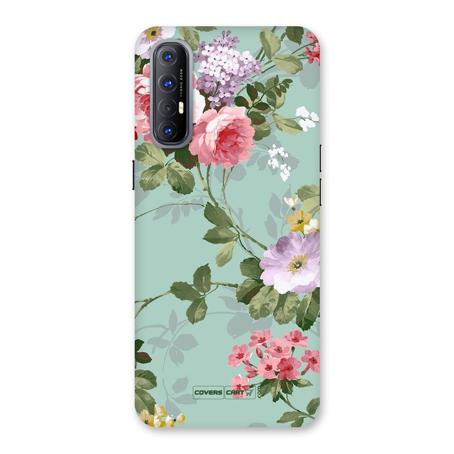 Desinger Floral Back Case for Reno3 Pro