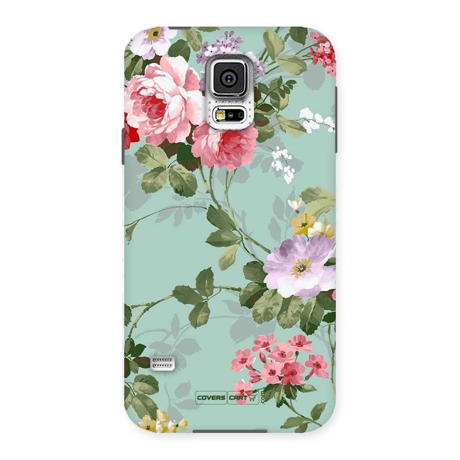 Desinger Floral Back Case for Samsung Galaxy S5