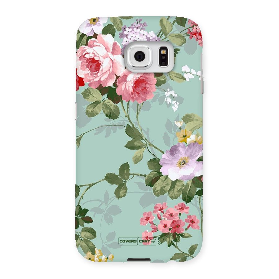 Desinger Floral Back Case for Samsung Galaxy S6