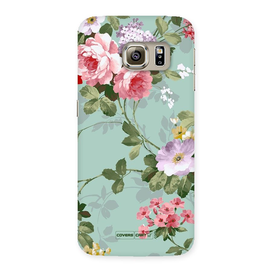 Desinger Floral Back Case for Samsung Galaxy S6 Edge