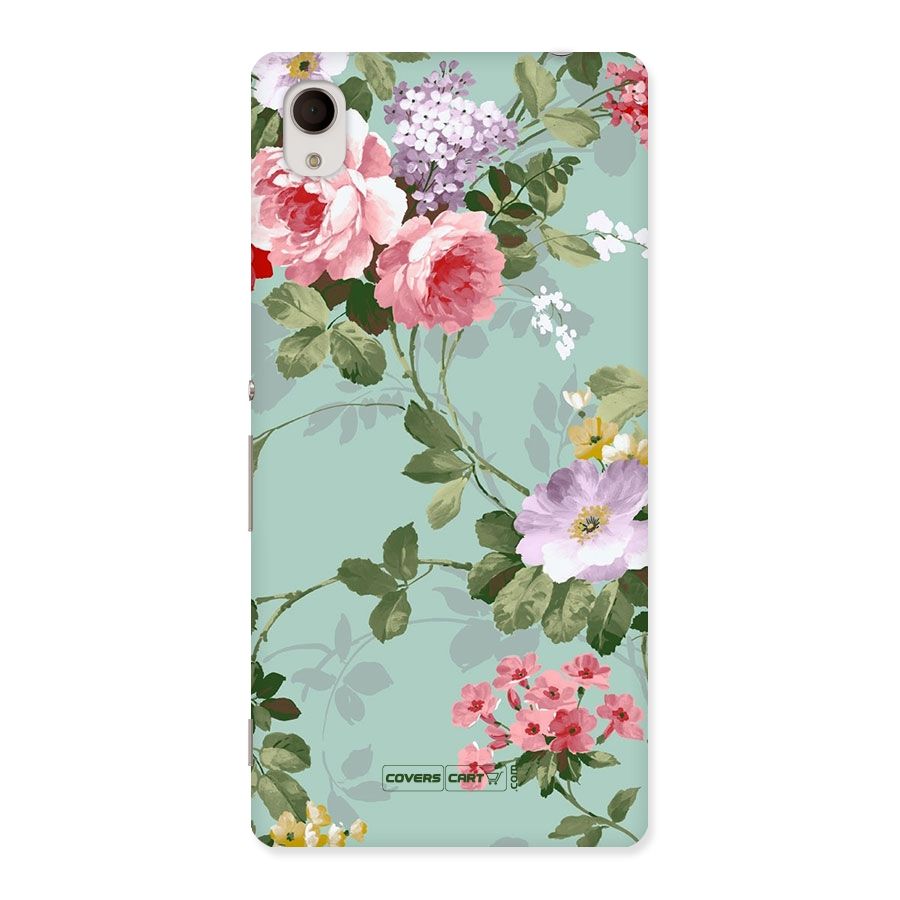 Desinger Floral Back Case for Sony Xperia M4