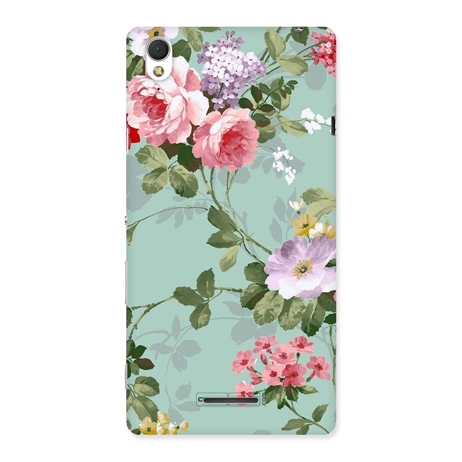 Desinger Floral Back Case for Sony Xperia T3