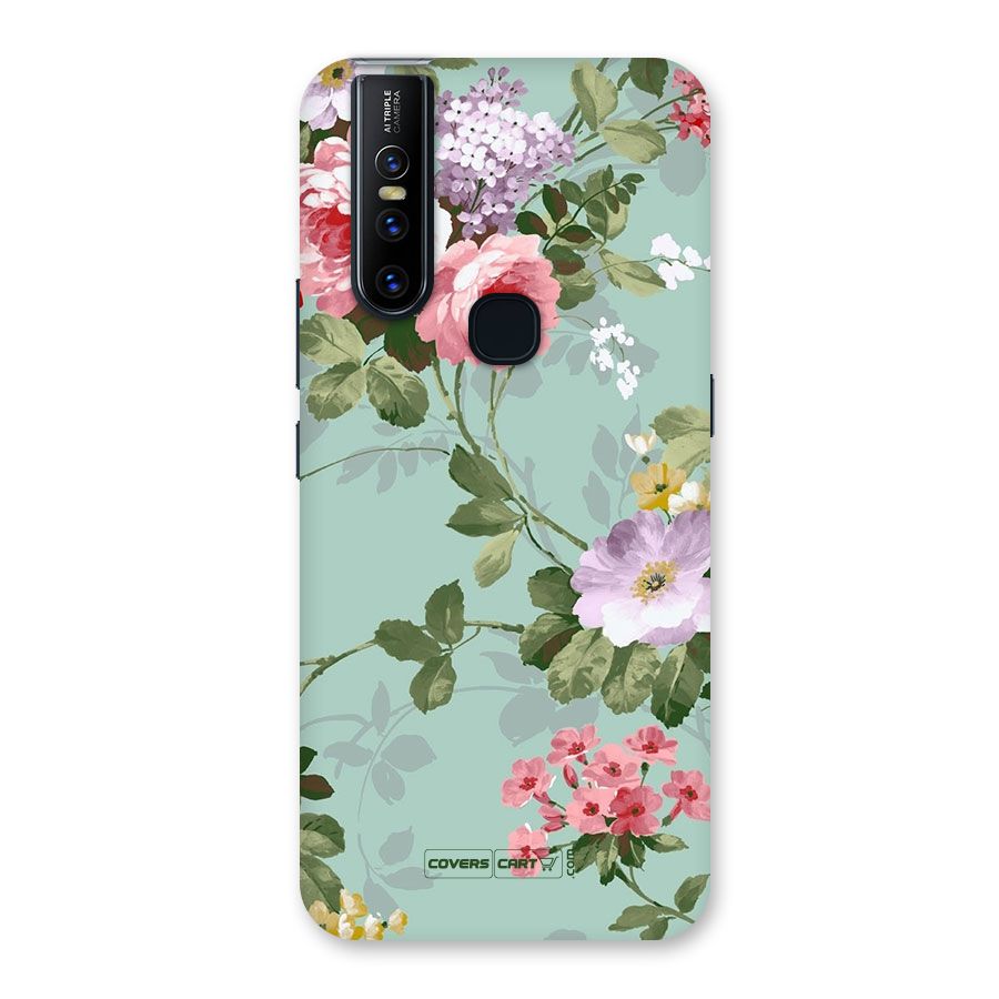 Desinger Floral Back Case for Vivo V15