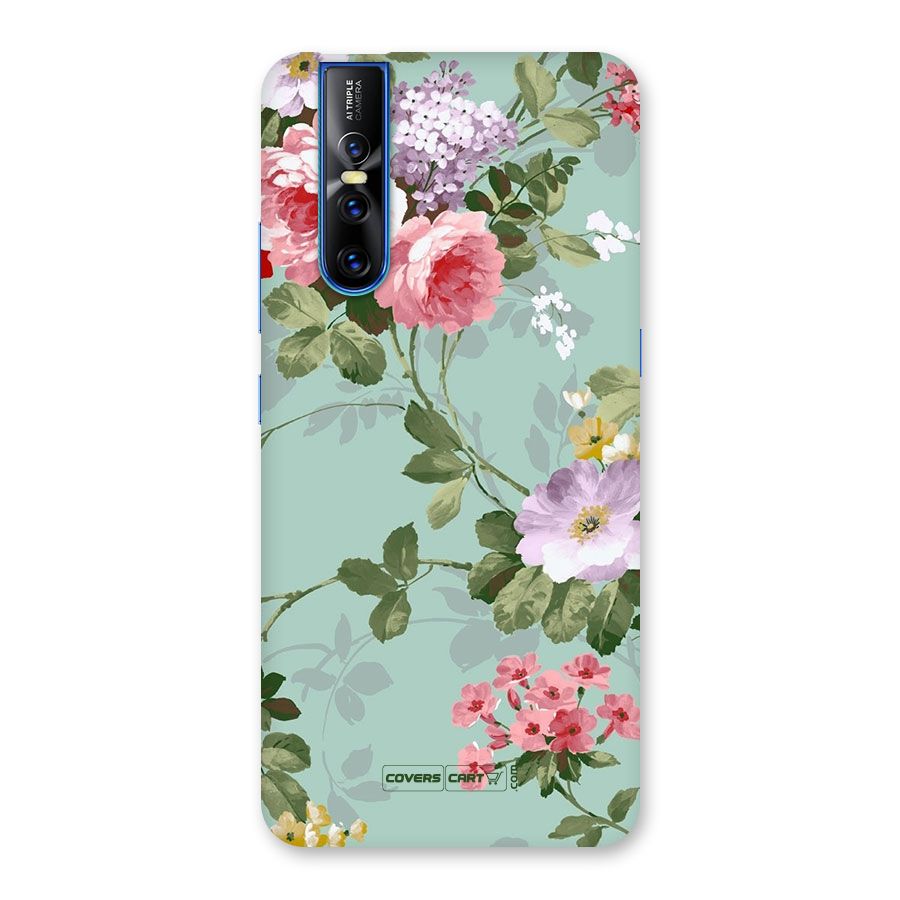 Desinger Floral Back Case for Vivo V15 Pro