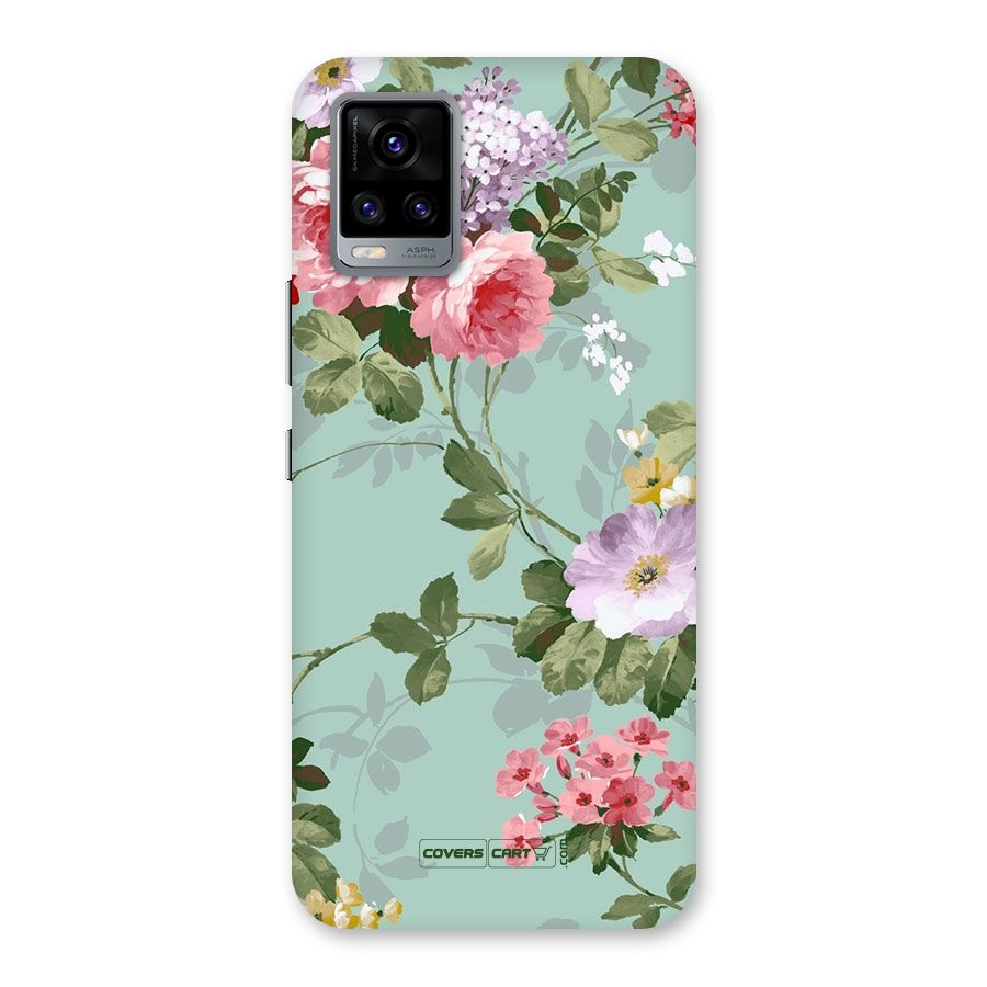 Desinger Floral Back Case for Vivo V20