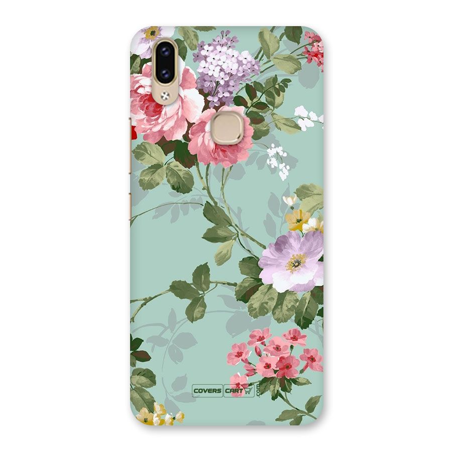 Desinger Floral Back Case for Vivo V9 Youth