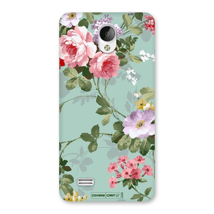 Desinger Floral Back Case for Vivo Y21