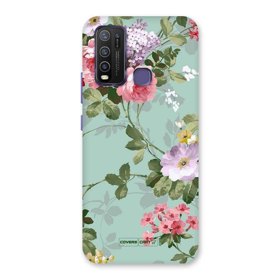 Desinger Floral Back Case for Vivo Y50