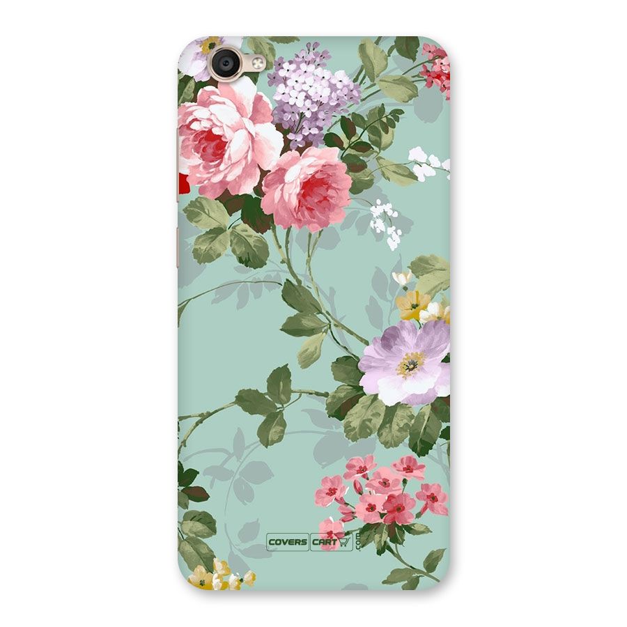 Desinger Floral Back Case for Vivo Y55s