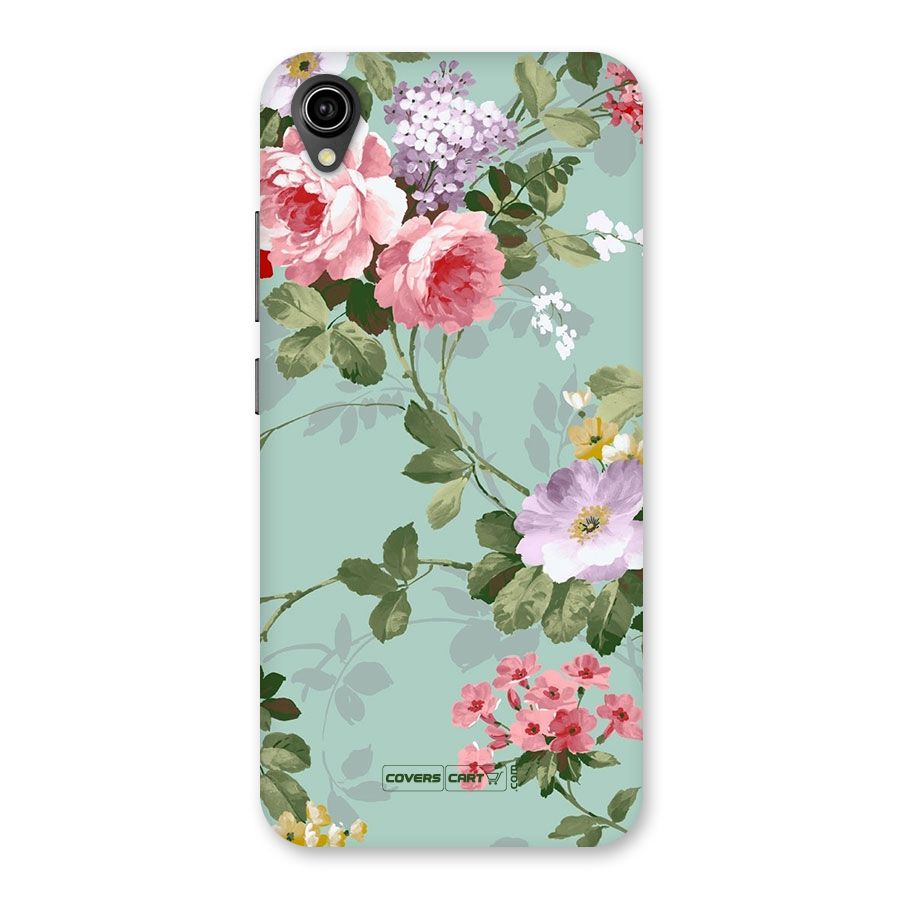Desinger Floral Back Case for Vivo Y90