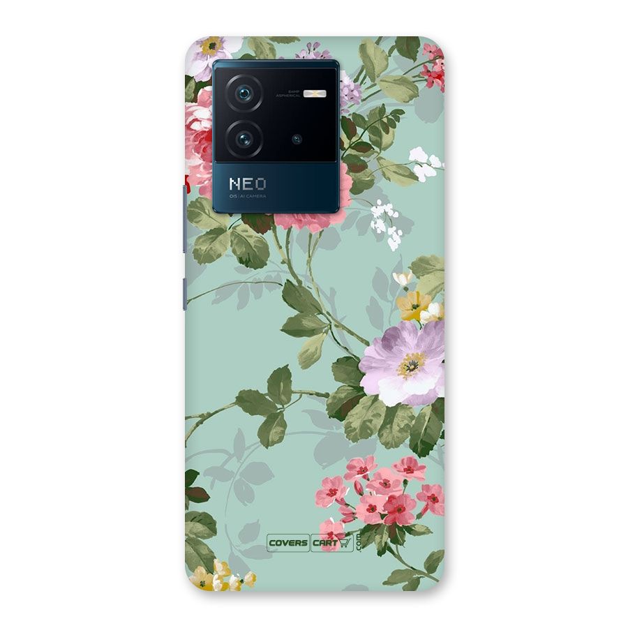 Desinger Floral Back Case for Vivo iQOO Neo 6 5G