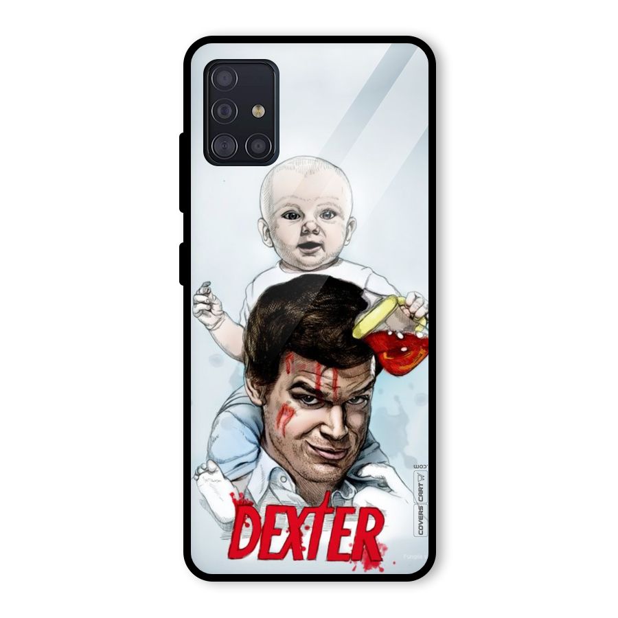 Dexter Artwork Glass Back Case for Galaxy A51
