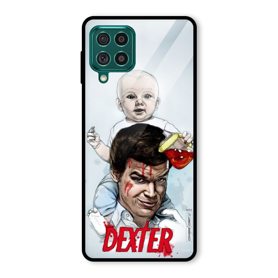 Dexter Artwork Glass Back Case for Galaxy F62