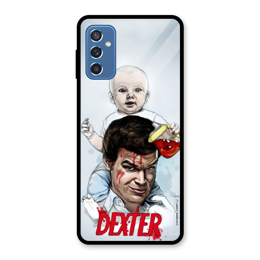 Dexter Artwork Glass Back Case for Galaxy M52 5G