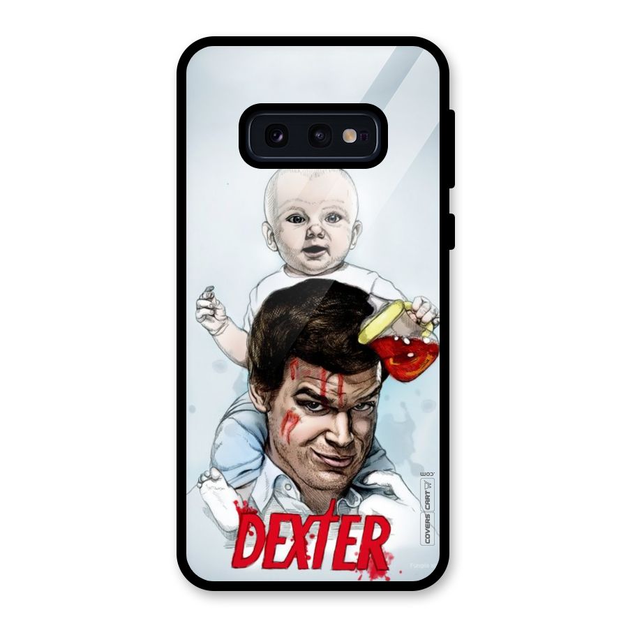 Dexter Artwork Glass Back Case for Galaxy S10e