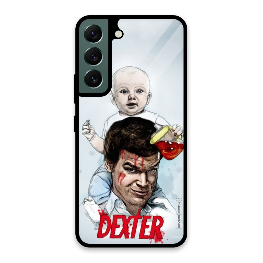Dexter Artwork Glass Back Case for Galaxy S22 5G