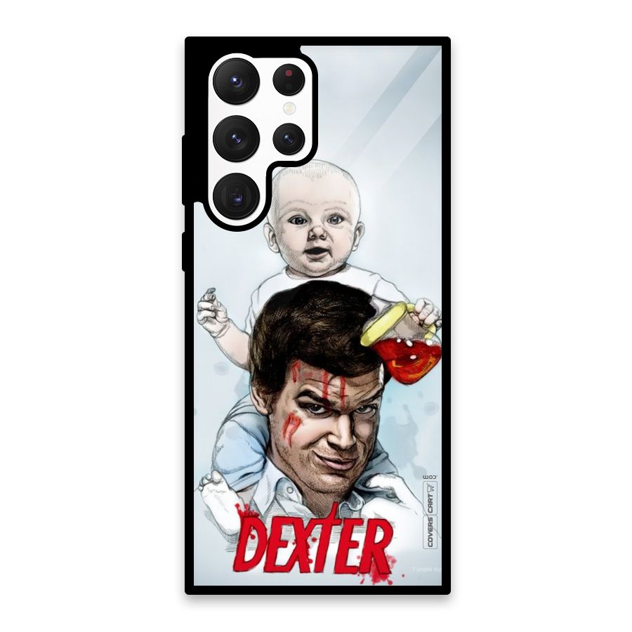 Dexter Artwork Glass Back Case for Galaxy S22 Ultra 5G