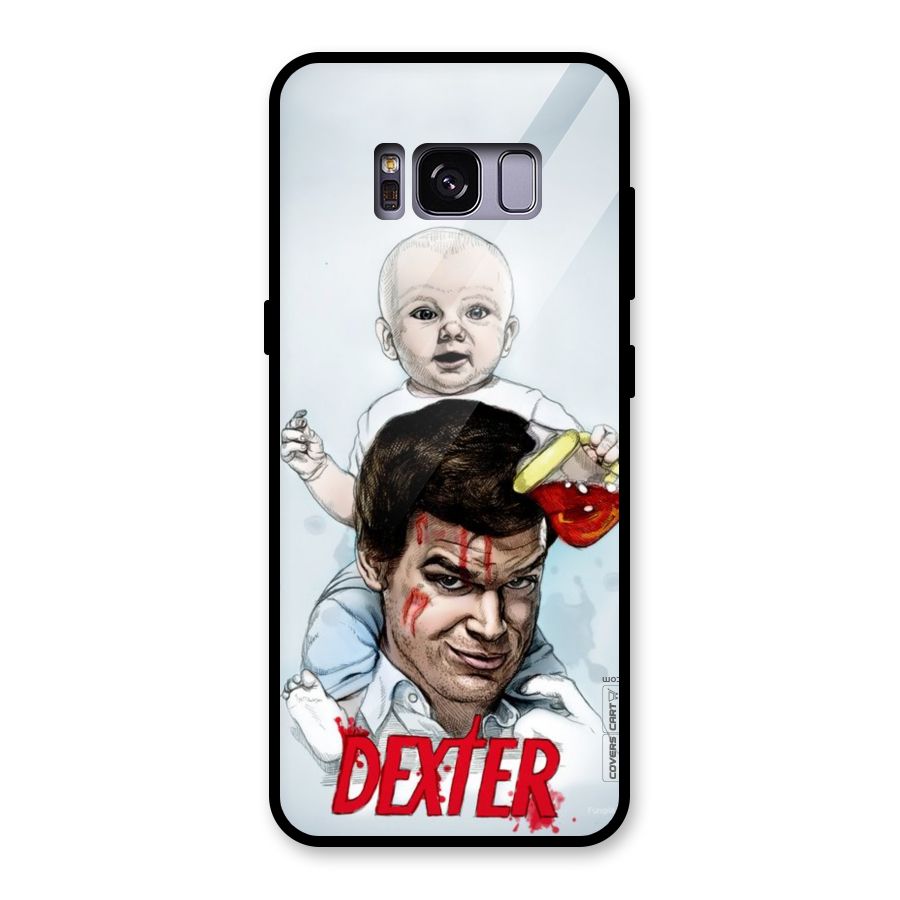 Dexter Artwork Glass Back Case for Galaxy S8
