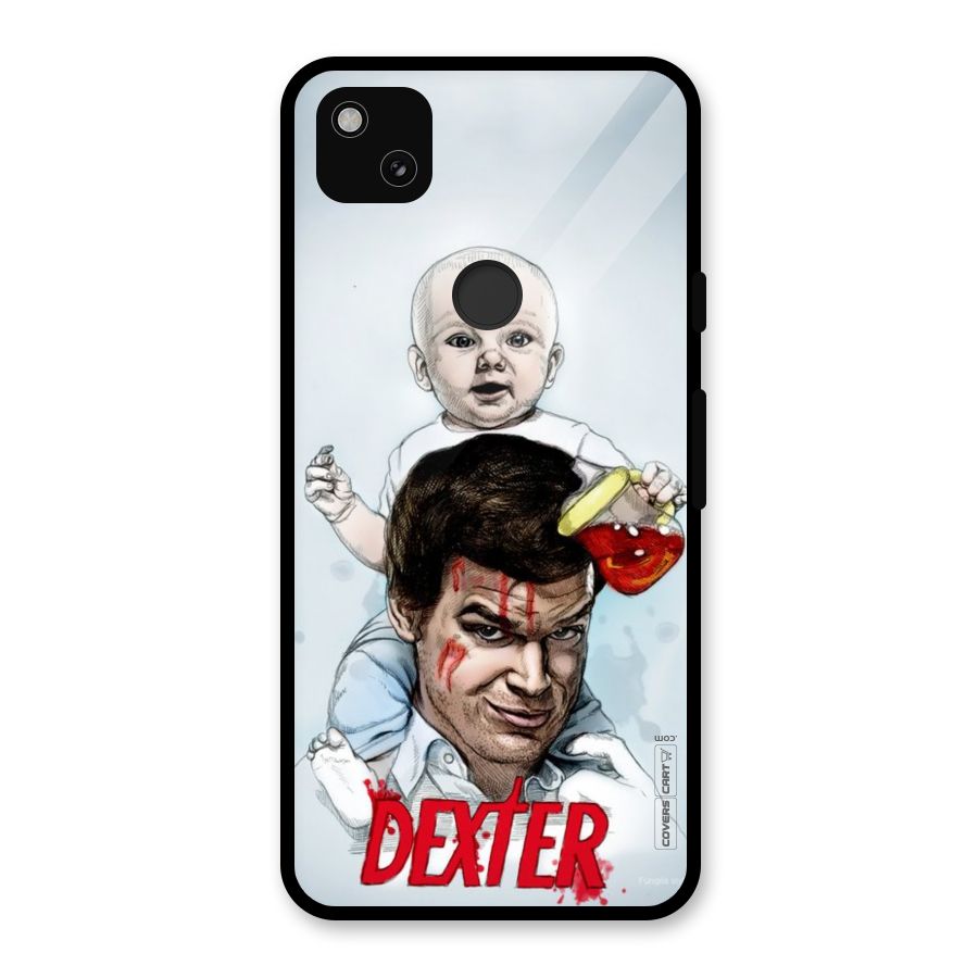 Dexter Artwork Glass Back Case for Google Pixel 4a