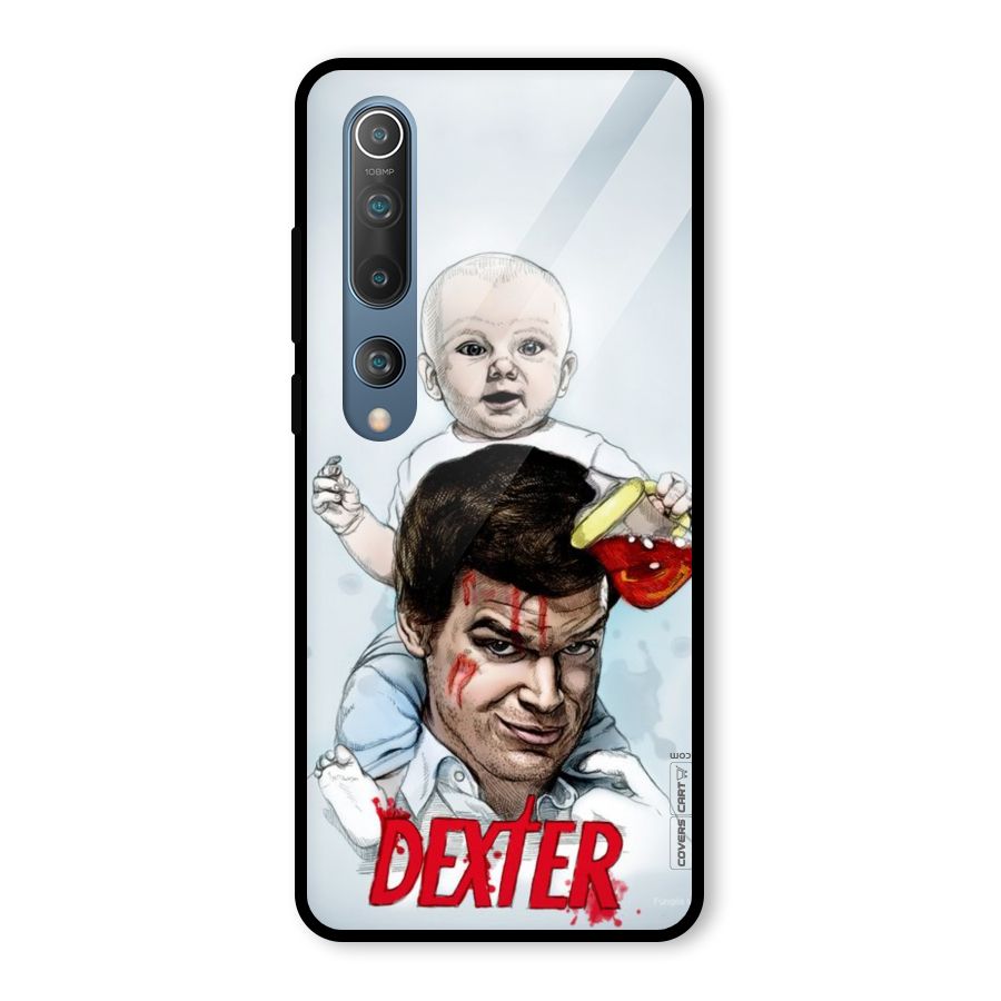 Dexter Artwork Glass Back Case for Mi 10