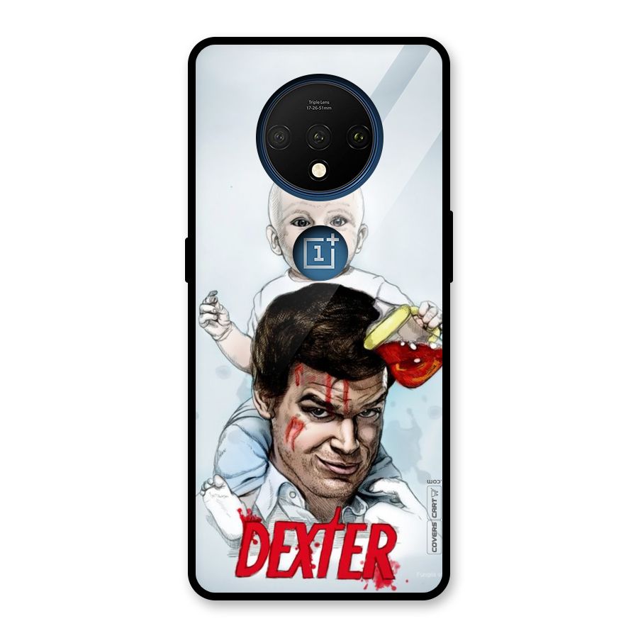 Dexter Artwork Glass Back Case for OnePlus 7T