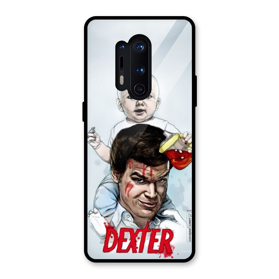 Dexter Artwork Glass Back Case for OnePlus 8 Pro