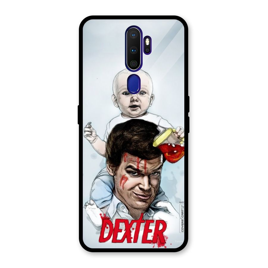 Dexter Artwork Glass Back Case for Oppo A9 (2020)