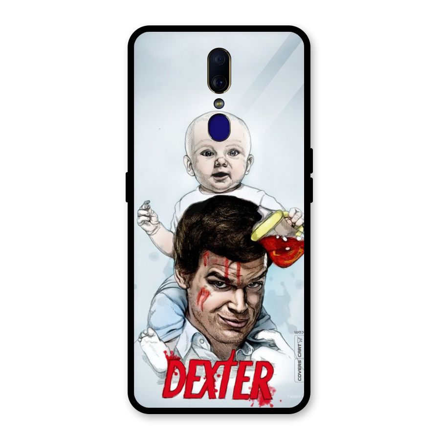 Dexter Artwork Glass Back Case for Oppo F11