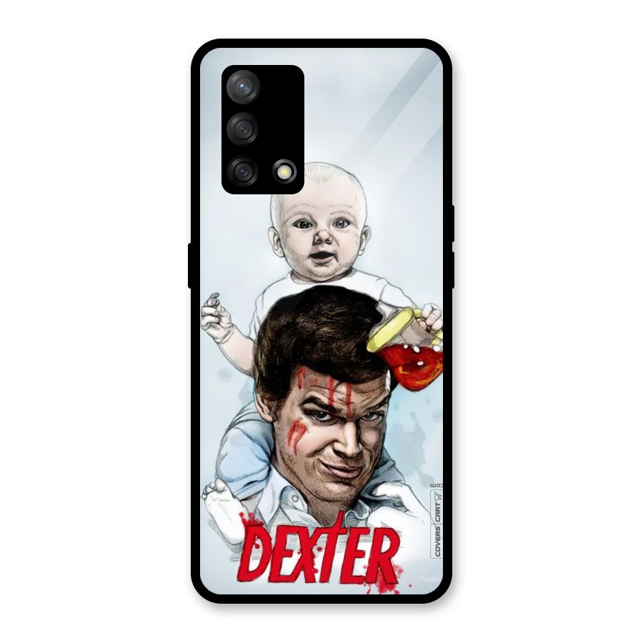 Dexter Artwork Glass Back Case for Oppo F19