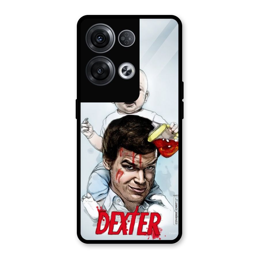 Dexter Artwork Glass Back Case for Oppo Reno8 Pro 5G