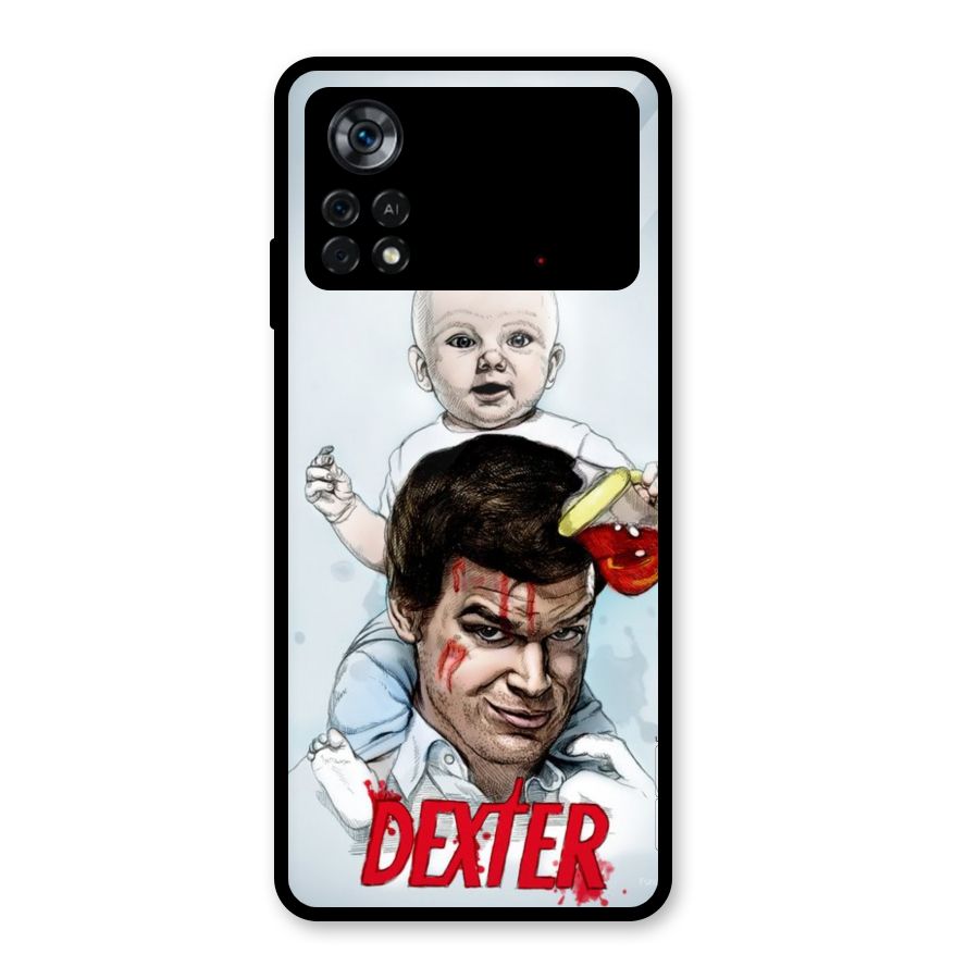 Dexter Artwork Glass Back Case for Poco X4 Pro 5G