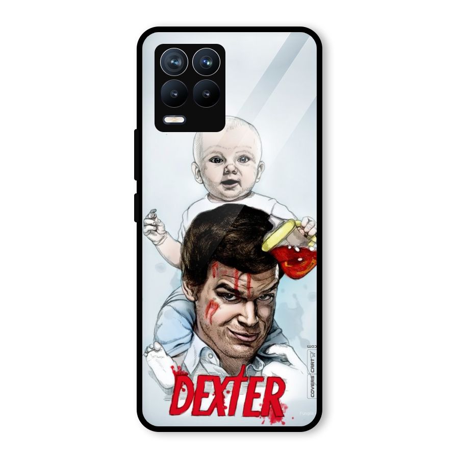 Dexter Artwork Glass Back Case for Realme 8 Pro