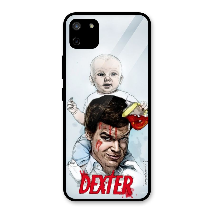 Dexter Artwork Glass Back Case for Realme C11