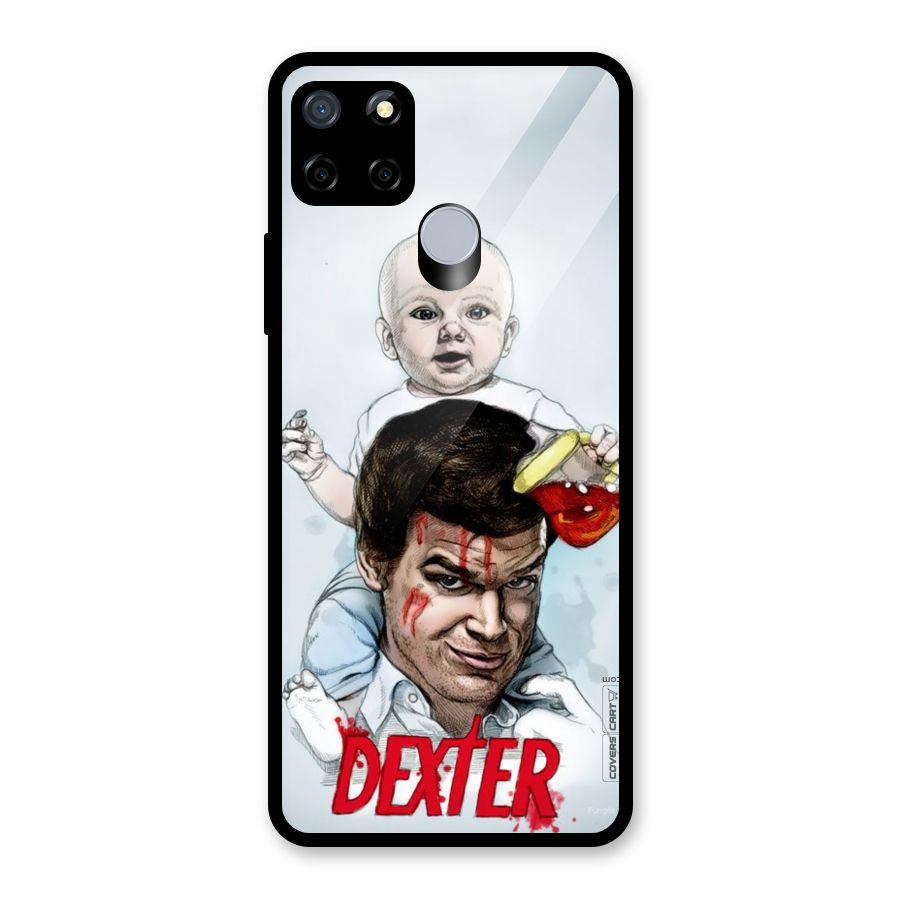 Dexter Artwork Glass Back Case for Realme C12