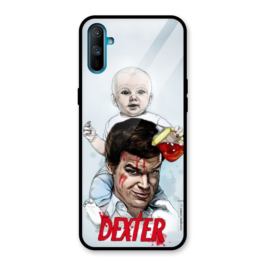 Dexter Artwork Glass Back Case for Realme C3