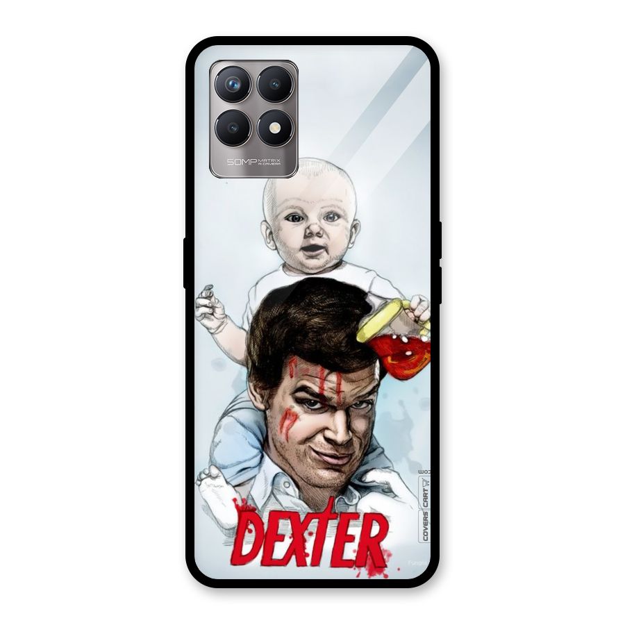 Dexter Artwork Glass Back Case for Realme Narzo 50