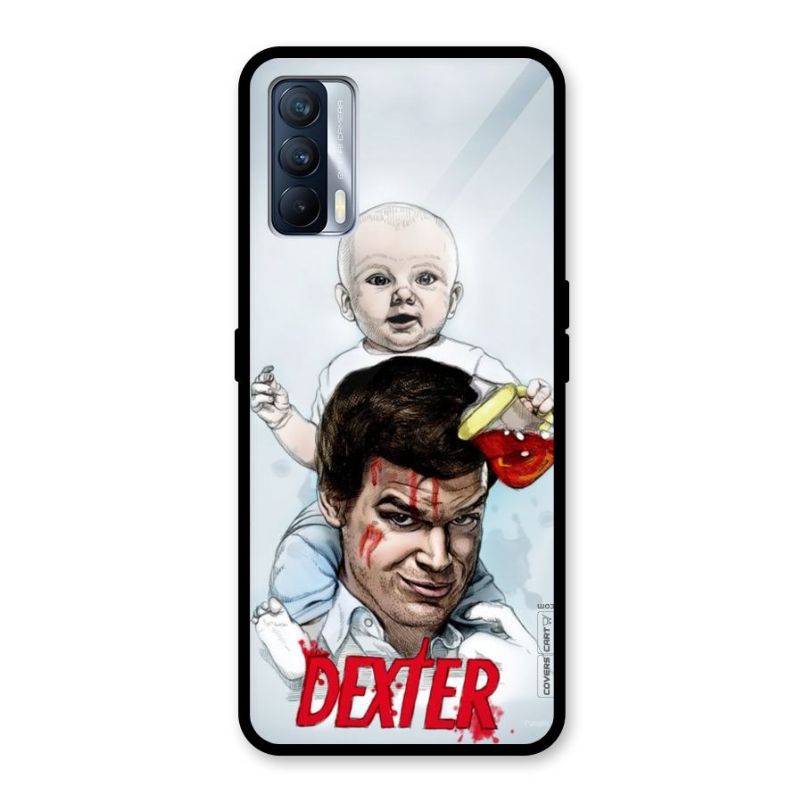 Dexter Artwork Glass Back Case for Realme X7