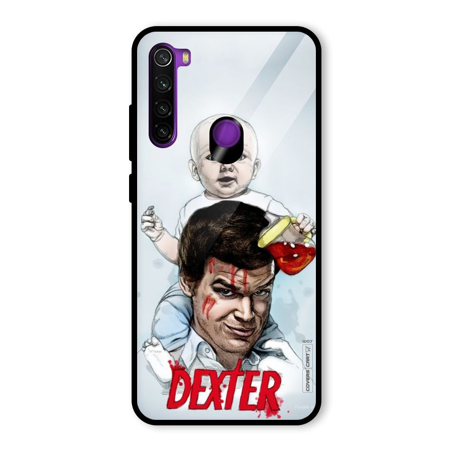 Dexter Artwork Glass Back Case for Redmi Note 8