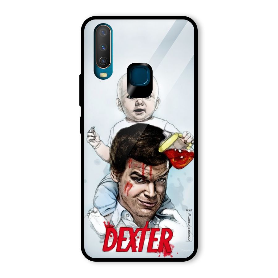 Dexter Artwork Glass Back Case for Vivo U10